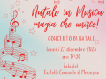 Circolare n.190 - Concerto di Natale, lunedì 22 dicembre 2025 ore 17:30 – Sala del Castello Comunale di Mezzojuso