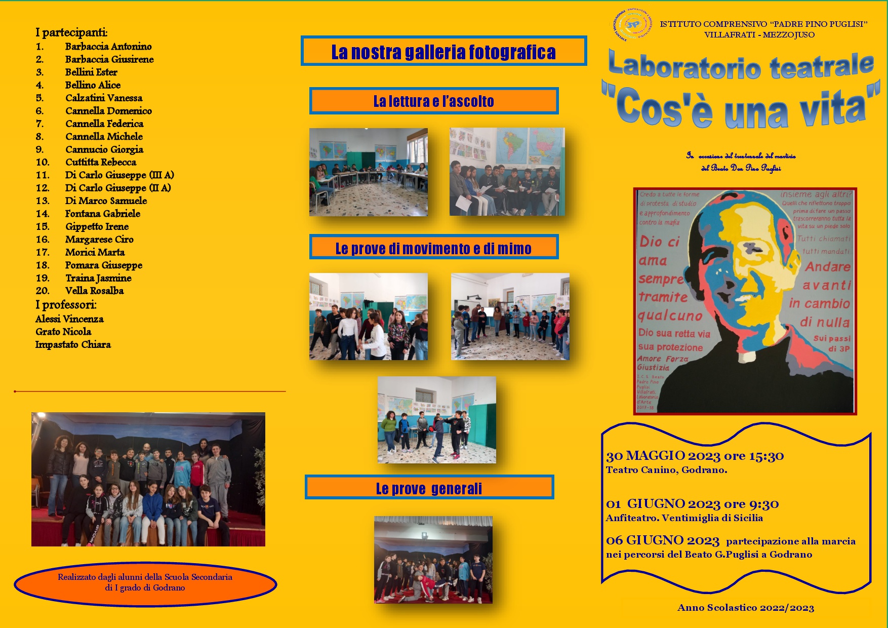 Lab teatrale Cosè una vita 1