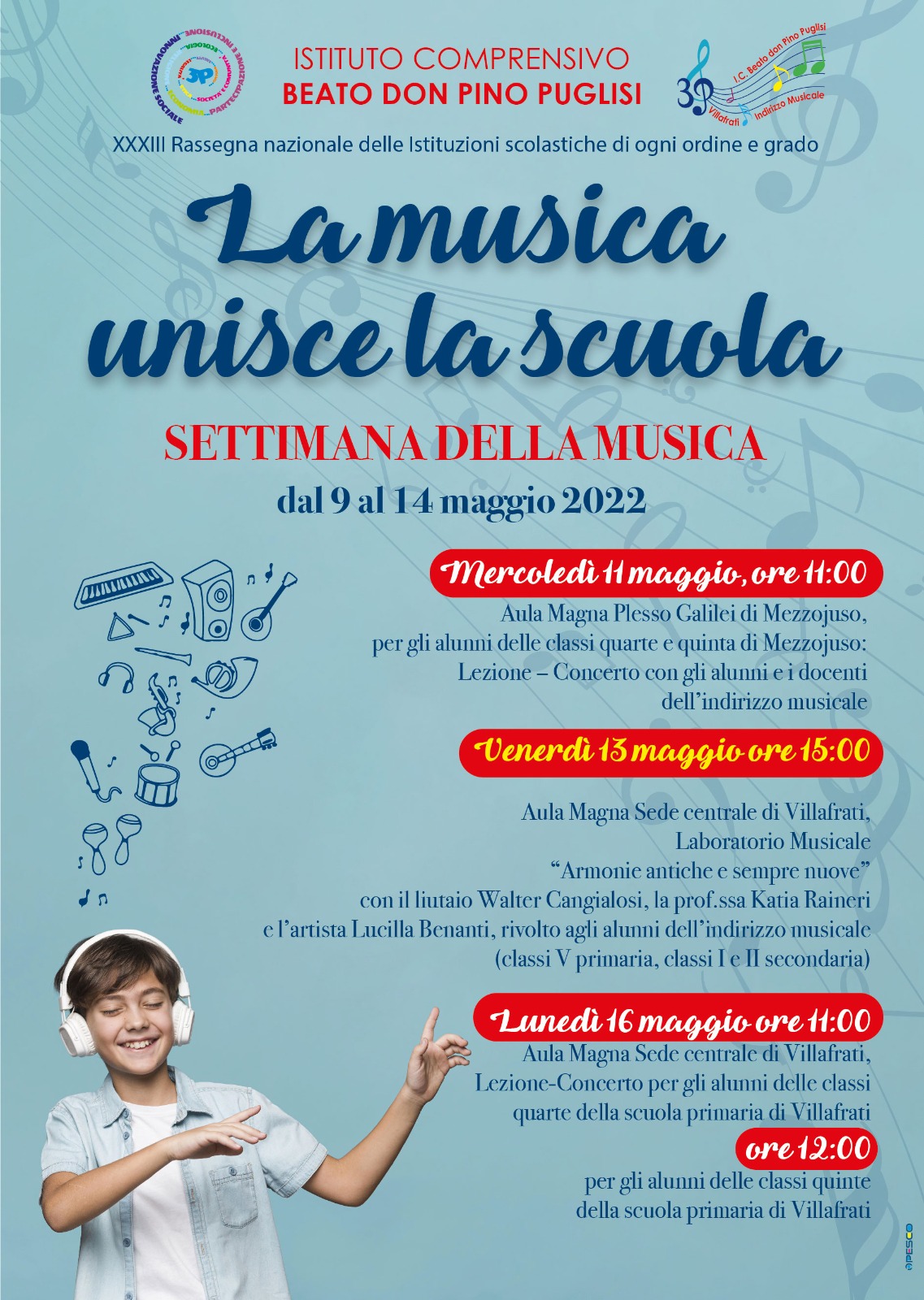 Locandina Settimana della Musica